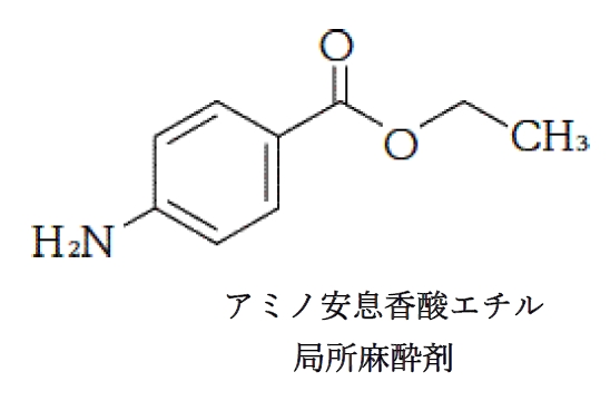 局所麻酔薬の構造の特徴 薬学化学